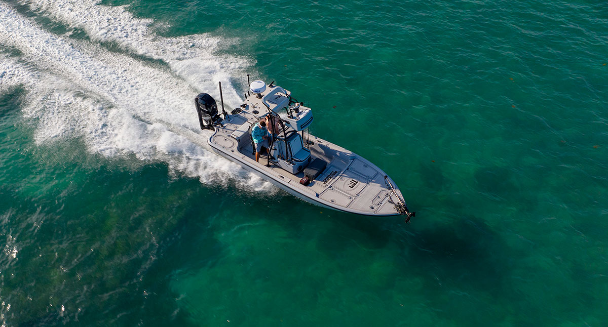 Fishing boat on the ocean
